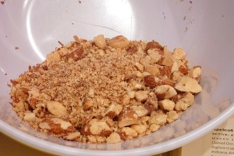 chopped almonds