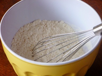 whisked dry ingredients