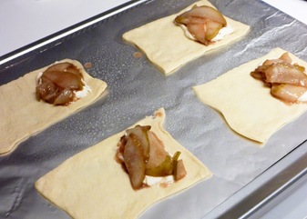 Pear and Cheese Pockets