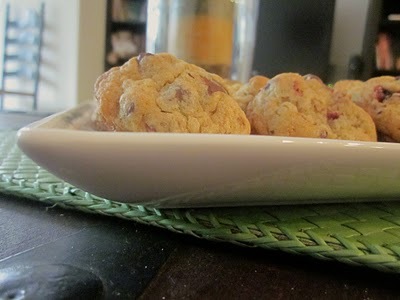 Chocolate Chip, Toasted Pecan & Dried Cranberry Cookies