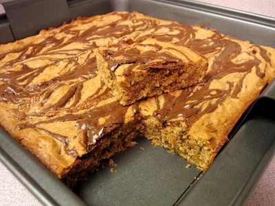 PB Banana Nutella Bars