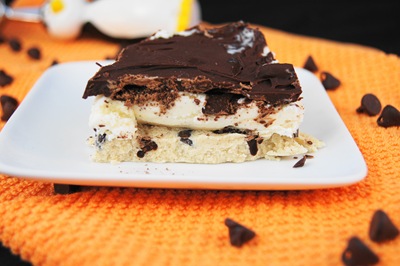 Chocolate Chip Cookie Dough Ice Cream Bars