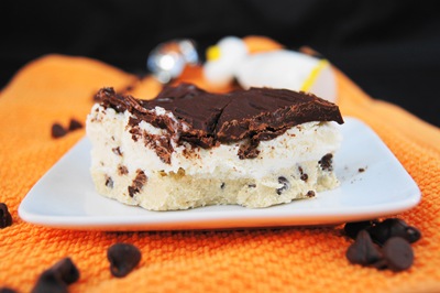 Chocolate Chip Cookie Dough Ice Cream Bars