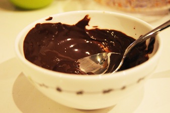 melted chocolate