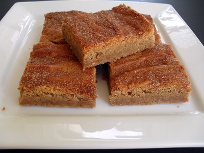 snickerdoodle blondies