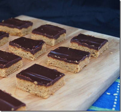 Peanut Butter Cookie Bars with Chocolate Ganache 25