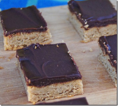Peanut Butter Cookie Bars with Chocolate Ganache 8