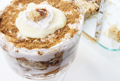 Caramel Apple Cake Trifle 