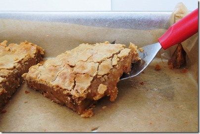 Chewy Gooey Cinnamon Toffee Blondies 