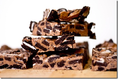 Chewy No-Bake “Thin Mint” Bars