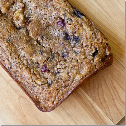 Blueberry Chocolate Chunk Banana Bread {Gluten-Free}