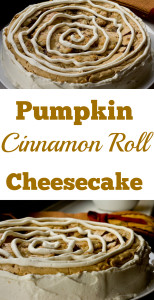It doesn't get much better than cheesecake + pumpkin + cinnamon roll
