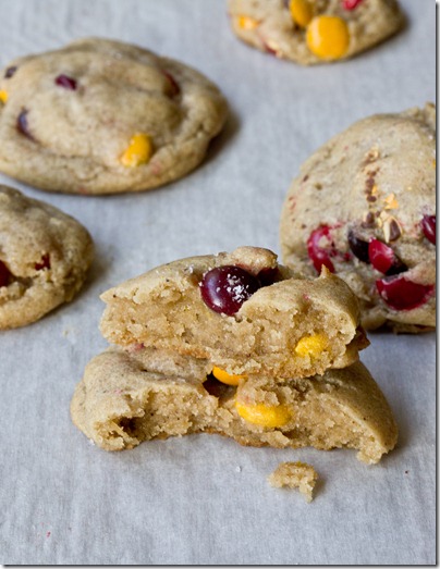 Salted Brown Butter M&M Cookies