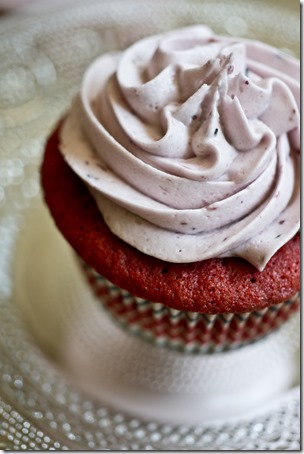 The Top Keep It Sweet Desserts of 2013: Red Velvet Cupcakes with Blueberry Cream Cheese Icing