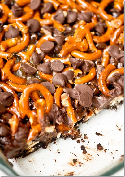 Salted Caramel Oreo Bars