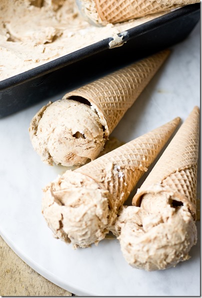 Super Creamy Cookie Butter Ice Cream - NO ice cream maker needed! Almost too good to be true.