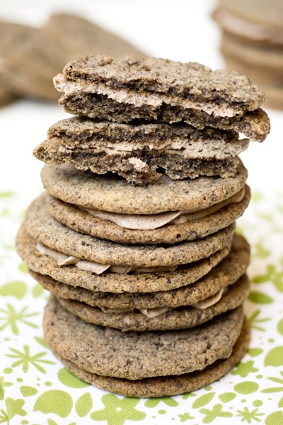 Oreo Overload Cookie Sandwiches - Chewy cookies infused with Oreo Crumbs and slathered with a Cookies n Cream filling!  