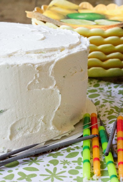 Margarita Layer Cake - there is even tequila in the frosting;-)