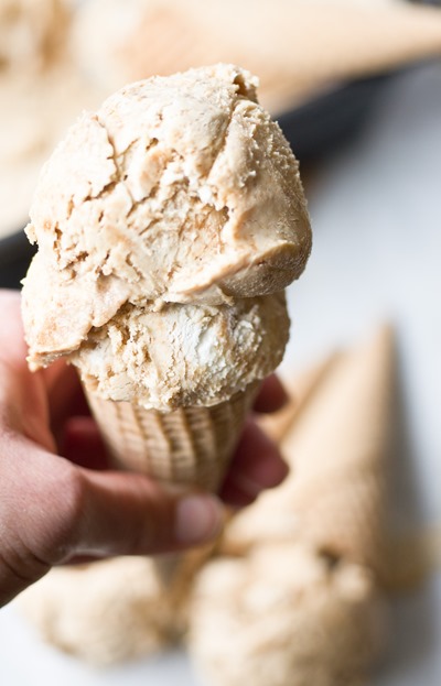 Super Creamy No-Churn Cookie Butter Ice Cream