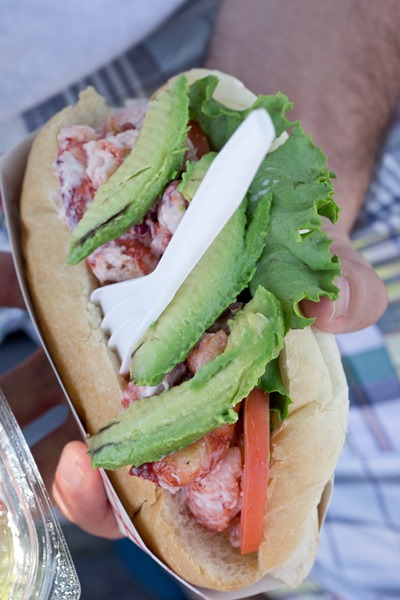 The best lobster rolls and ice cream in Cape Cod! California Lobster Roll from The Red Shack in Provincetown