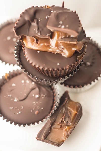 Peanut Butter Caramel Candy Cups... the picture says it all