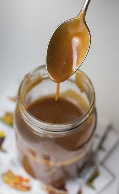 Homemade PEANUT BUTTER Caramel Sauce! To die for.