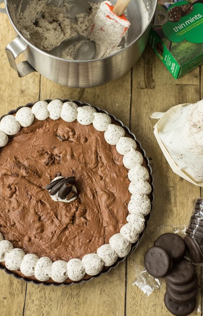 Thin Mint Cookie Cake!!! omg!!