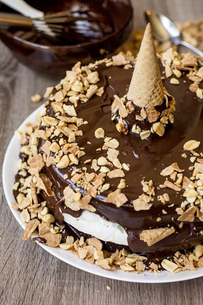 Drumstick Ice Cream Cake