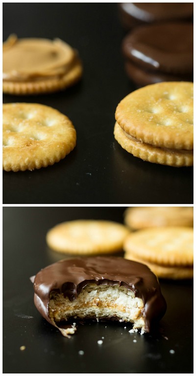 Chocolate PB Ritz Sandwiches = winning!!!