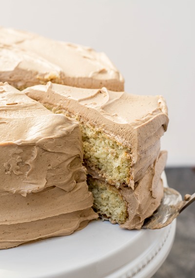 Cinnamon Cake with Chile Chocolate Buttercream