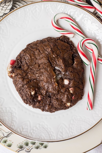 Peppermint Hot Cocoa Cookies practically the size of my head!!!