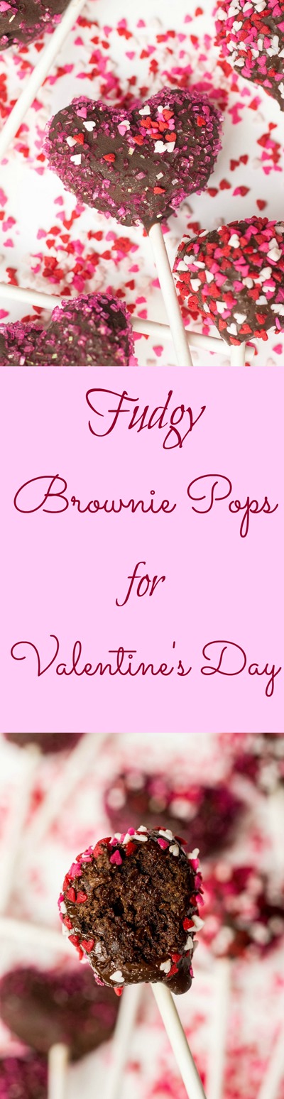adorable heart-shaped brownie pops! would also be great for a bridal shower!!