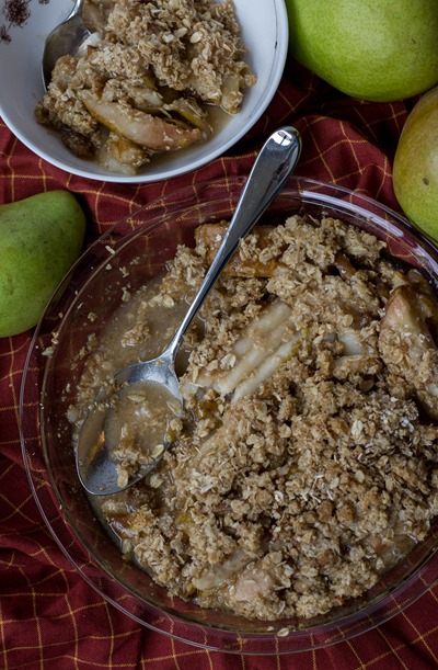 Brown Sugar Caramel Pear Crisp <- we loved this recipe!