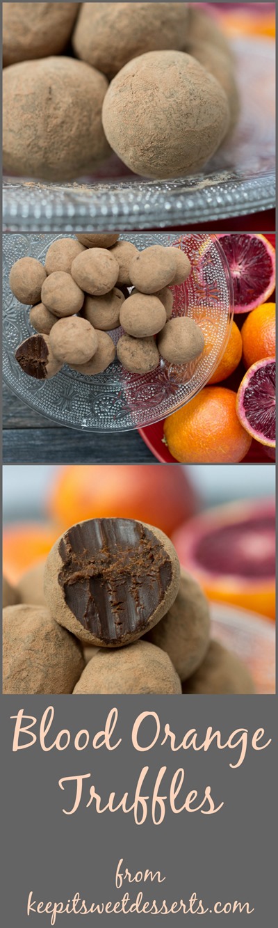 Blood Orange Truffles are my new favorite dessert! Homemade candy is the best.