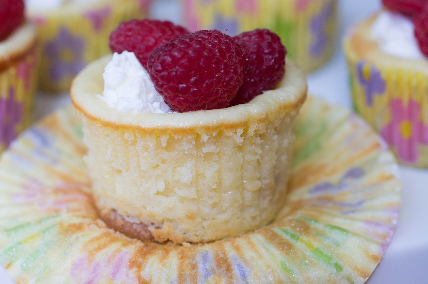 Lemon Raspberry Cheesecake Cups