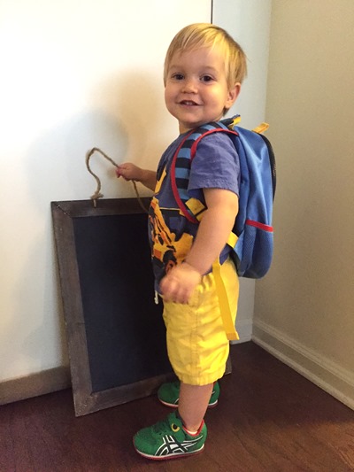First day of pre-school!