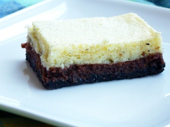 Vanilla Bean and Chocolate Cheesecake Bars