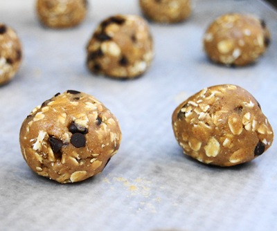 Peanut Butter Oatmeal Cookie Dough Balls 10