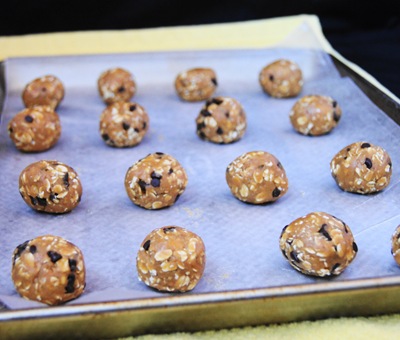 Peanut Butter Oatmeal Cookie Dough Balls- most popular recipe this week!