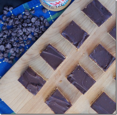 Peanut Butter Cookie Bars with Chocolate Ganache 15