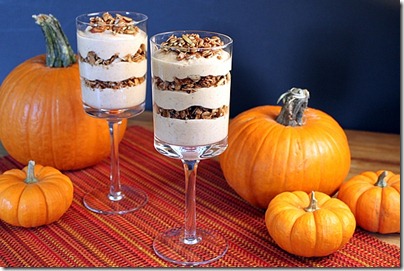 maple pumpkin yogurt parfait