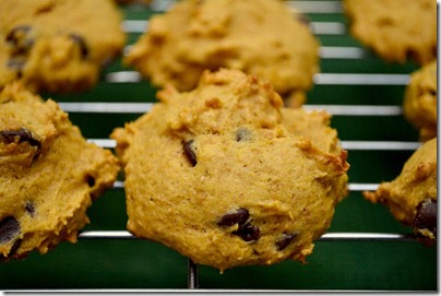 pumpkin chocolate chip cookies