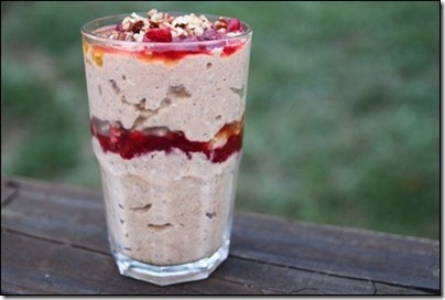 pumpkin cranberry parfait