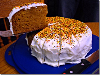 pumpkin spice cake