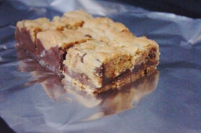 Peanut Butter & Chocolate Toffee Bars 