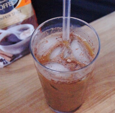 skinny mocha pumpkin spice iced coffee 11