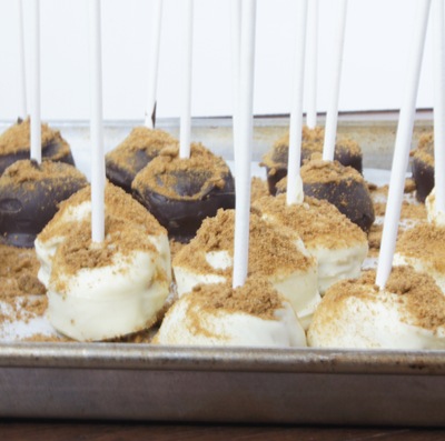 Pumpkin Pie Cookie Dough Truffle Pops 15