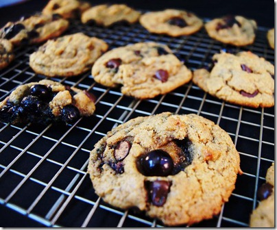 Chocolate & Blueberry Peanut Butter Cookies 22c