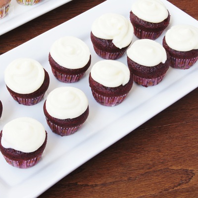 Mini Red Velvet Cupcakes with Mascarpone Frosting 3