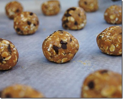 Peanut Butter Oatmeal Cookie Dough Balls 12a